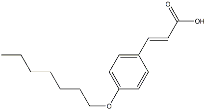 3-[4-(heptyloxy)phenyl]prop-2-enoic acid Structure
