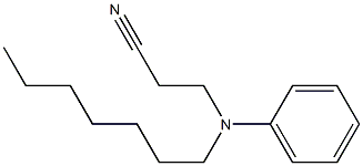  3-[heptyl(phenyl)amino]propanenitrile