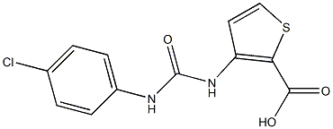  3-{[(4-chlorophenyl)carbamoyl]amino}thiophene-2-carboxylic acid