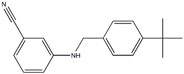 3-{[(4-tert-butylphenyl)methyl]amino}benzonitrile