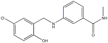  3-{[(5-chloro-2-hydroxyphenyl)methyl]amino}-N-methylbenzamide