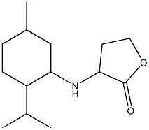 3-{[5-methyl-2-(propan-2-yl)cyclohexyl]amino}oxolan-2-one Structure