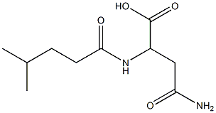3-carbamoyl-2-(4-methylpentanamido)propanoic acid