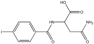 3-carbamoyl-2-[(4-iodophenyl)formamido]propanoic acid
