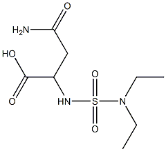 3-carbamoyl-2-[(diethylsulfamoyl)amino]propanoic acid