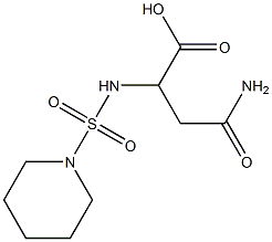 3-carbamoyl-2-[(piperidine-1-sulfonyl)amino]propanoic acid|