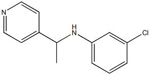 3-chloro-N-[1-(pyridin-4-yl)ethyl]aniline