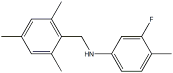 3-fluoro-4-methyl-N-[(2,4,6-trimethylphenyl)methyl]aniline