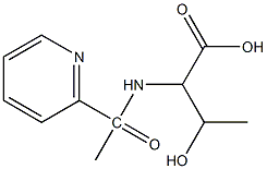 3-hydroxy-2-[1-(pyridin-2-yl)acetamido]butanoic acid|