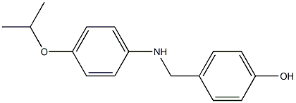 4-({[4-(propan-2-yloxy)phenyl]amino}methyl)phenol