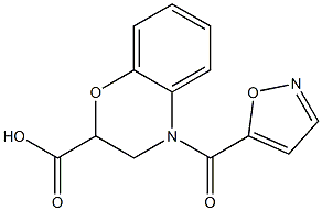 4-(1,2-oxazol-5-ylcarbonyl)-3,4-dihydro-2H-1,4-benzoxazine-2-carboxylic acid