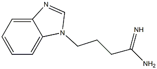 4-(1H-benzimidazol-1-yl)butanimidamide Structure