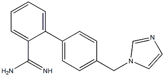 4'-(1H-imidazol-1-ylmethyl)-1,1'-biphenyl-2-carboximidamide
