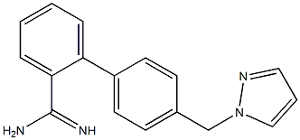 4'-(1H-pyrazol-1-ylmethyl)-1,1'-biphenyl-2-carboximidamide