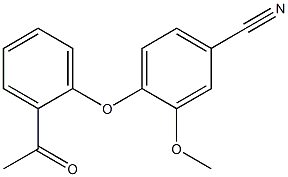 4-(2-acetylphenoxy)-3-methoxybenzonitrile