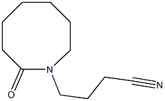 4-(2-oxoazocan-1-yl)butanenitrile Structure