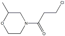 4-(3-chloropropanoyl)-2-methylmorpholine Structure