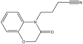4-(3-oxo-2,3-dihydro-4H-1,4-benzoxazin-4-yl)butanenitrile Structure