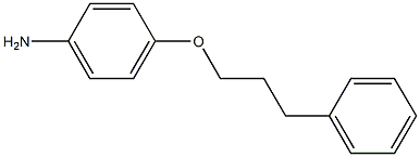 4-(3-phenylpropoxy)aniline Struktur