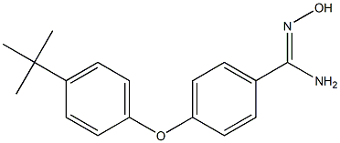 4-(4-tert-butylphenoxy)-N'-hydroxybenzene-1-carboximidamide