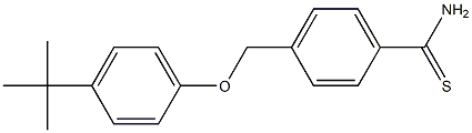 4-(4-tert-butylphenoxymethyl)benzene-1-carbothioamide