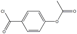4-(carbonochloridoyl)phenyl acetate Structure