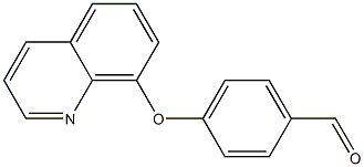 4-(quinolin-8-yloxy)benzaldehyde Structure