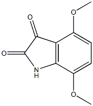 4,7-dimethoxy-1H-indole-2,3-dione Structure
