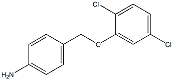 4-[(2,5-dichlorophenoxy)methyl]aniline Structure