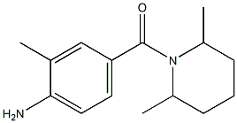 4-[(2,6-dimethylpiperidin-1-yl)carbonyl]-2-methylaniline Structure