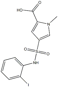 4-[(2-iodophenyl)sulfamoyl]-1-methyl-1H-pyrrole-2-carboxylic acid