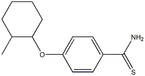 4-[(2-methylcyclohexyl)oxy]benzene-1-carbothioamide