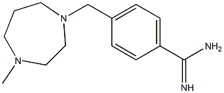 4-[(4-methyl-1,4-diazepan-1-yl)methyl]benzene-1-carboximidamide Structure