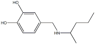 4-[(pentan-2-ylamino)methyl]benzene-1,2-diol