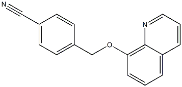 4-[(quinolin-8-yloxy)methyl]benzonitrile