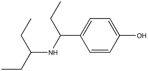 4-[1-(pentan-3-ylamino)propyl]phenol