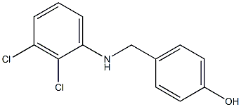 4-{[(2,3-dichlorophenyl)amino]methyl}phenol Structure