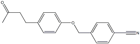 4-{[4-(3-oxobutyl)phenoxy]methyl}benzonitrile