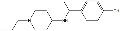  4-{1-[(1-propylpiperidin-4-yl)amino]ethyl}phenol