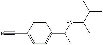 4-{1-[(3-methylbutan-2-yl)amino]ethyl}benzonitrile