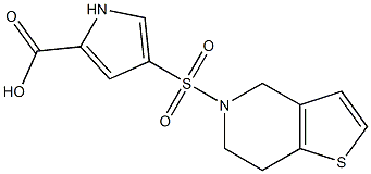 4-{4H,5H,6H,7H-thieno[3,2-c]pyridine-5-sulfonyl}-1H-pyrrole-2-carboxylic acid