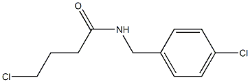 4-chloro-N-[(4-chlorophenyl)methyl]butanamide Struktur