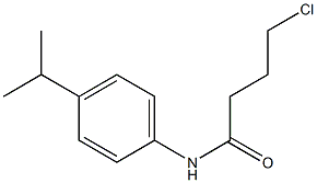 4-chloro-N-[4-(propan-2-yl)phenyl]butanamide Struktur