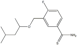 4-fluoro-3-{[(4-methylpentan-2-yl)oxy]methyl}benzene-1-carbothioamide