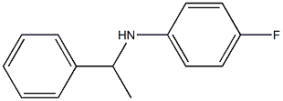 4-fluoro-N-(1-phenylethyl)aniline Structure