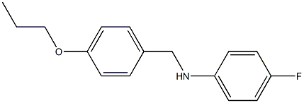 4-fluoro-N-[(4-propoxyphenyl)methyl]aniline