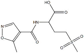 4-methanesulfonyl-2-[(5-methyl-1,2-oxazol-4-yl)formamido]butanoic acid