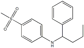 4-methanesulfonyl-N-(1-phenylbutyl)aniline