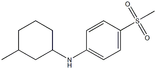4-methanesulfonyl-N-(3-methylcyclohexyl)aniline|