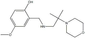 4-methoxy-2-({[2-methyl-2-(morpholin-4-yl)propyl]amino}methyl)phenol